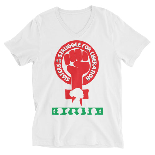 Unisex Short Sleeve V-Neck T-Shirt